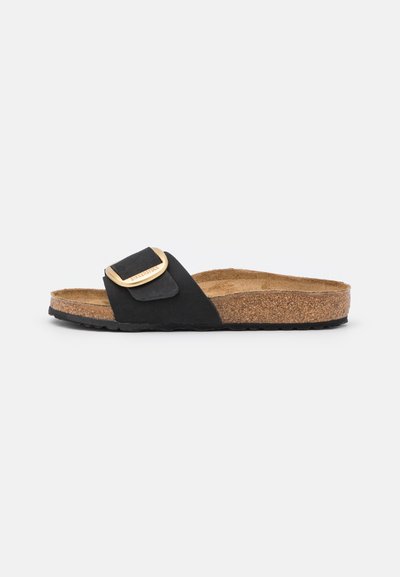MADRID BIG BUCKLE NARROW - Sandales - black