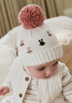 Next EMBROIDERED BUNNY CHARACTER - Bonnet - pink cream