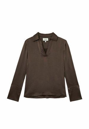 Reiss, Blouse - mocha brown