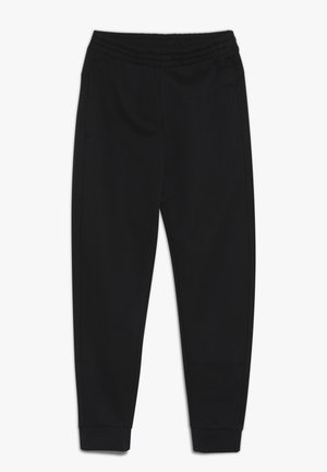 YOUNG GIRLS ESSENTIALS LINEAR SPORT PANTS - Spodnie treningowe - black/white