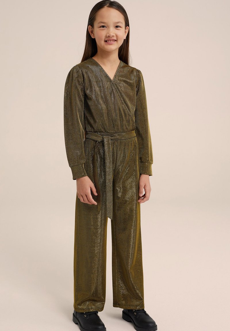 WE Fashion Jumpsuit goudkleurig