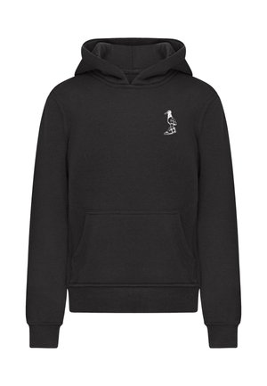 THE SEAGULL SNEAKERS BASIC ESSENTIAL - Mikina s kapucňou - black