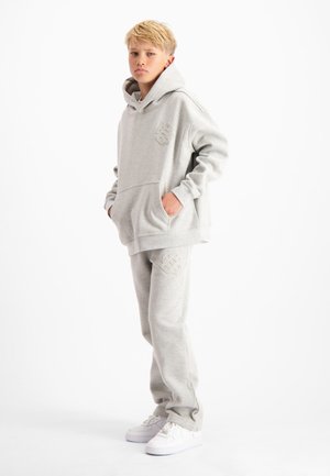 RIPPED MONOGRAM SET - Trainingspak - melange grey