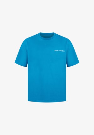 Smilodox, UNISEX OVERSIZE T-SHIRT TANE - T-shirt imprimé - blau