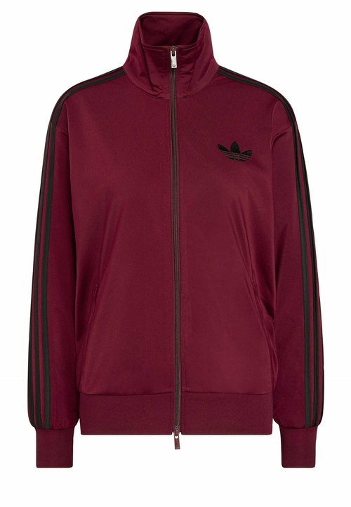 adidas FIREBIRD TRACK TOP LOOSE - Zip-up sweatshirt - maroon black — photo 5