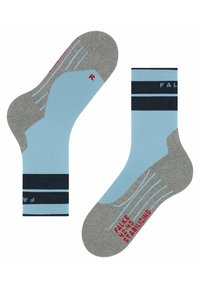 FALKE TK STABILIZING TREKKING MEDIUM CUSHIONING - Calze sportive - arctic sky