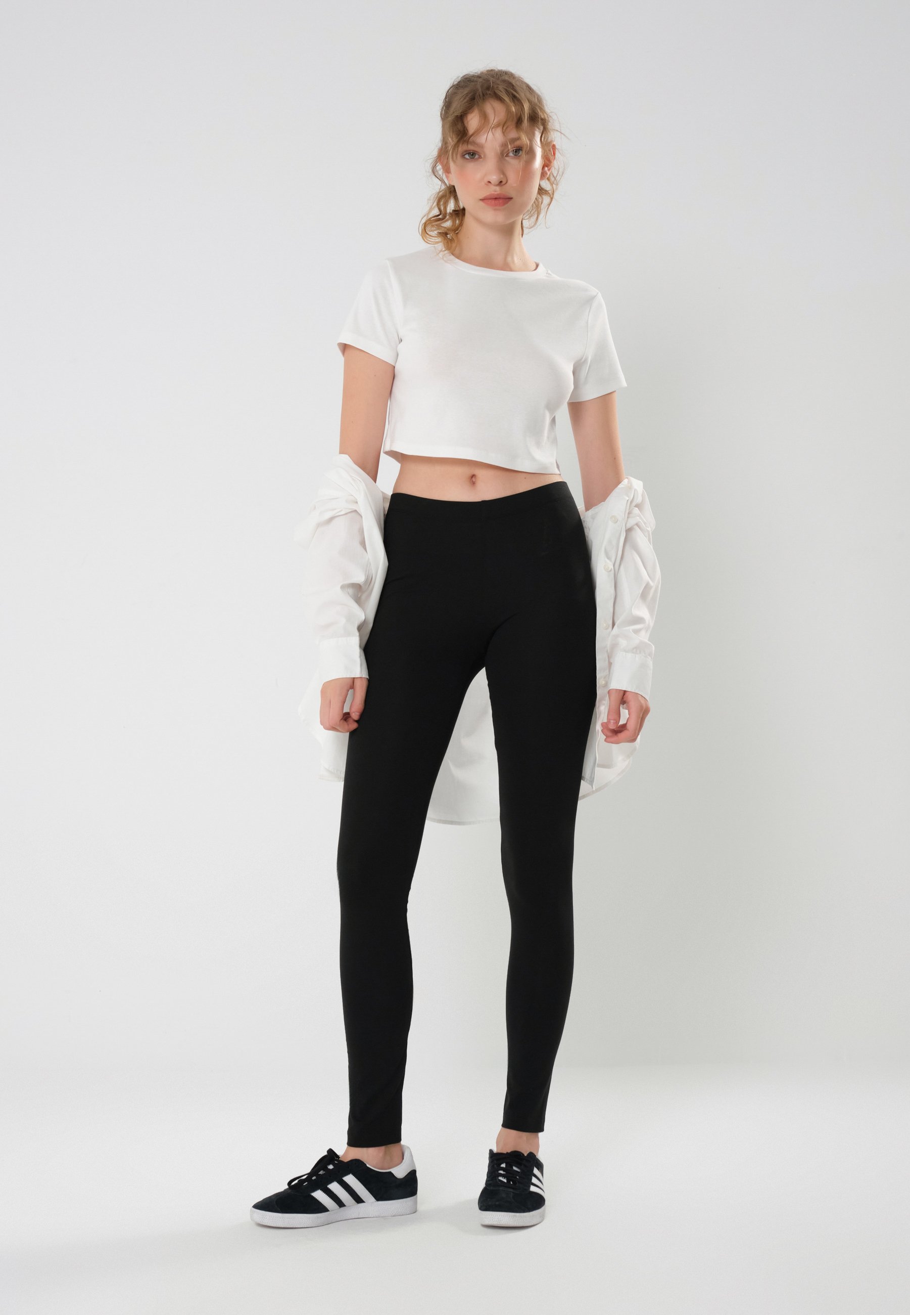 Leggings Femme Coton Long Opaque - Yoga, Danse - Taille Élastique | Neuf Sans étiquettes