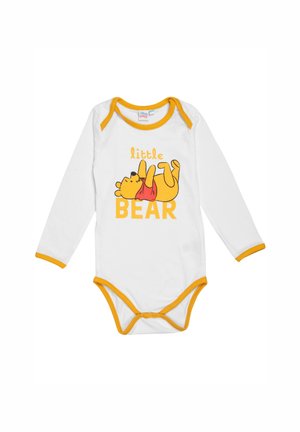 WINNIE PUUH - LITTLE BEAR LANGARM - Body - weiß/gelb