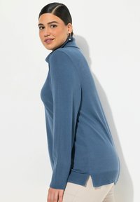 Ulla Popken ROLLKRAGEN BÜNDCHEN - Maglione - ink blue