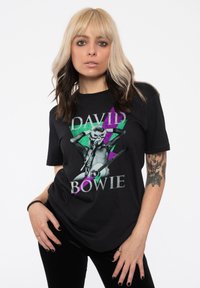 Paradiso Clothing DAVID BOWIE ALADDIN SANE THUNDER - Print T-shirt - black