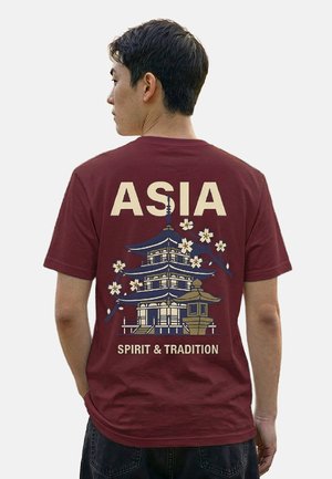 RoamLikeSummer, ASIA UNISEX - T-Shirt print - dark cherry