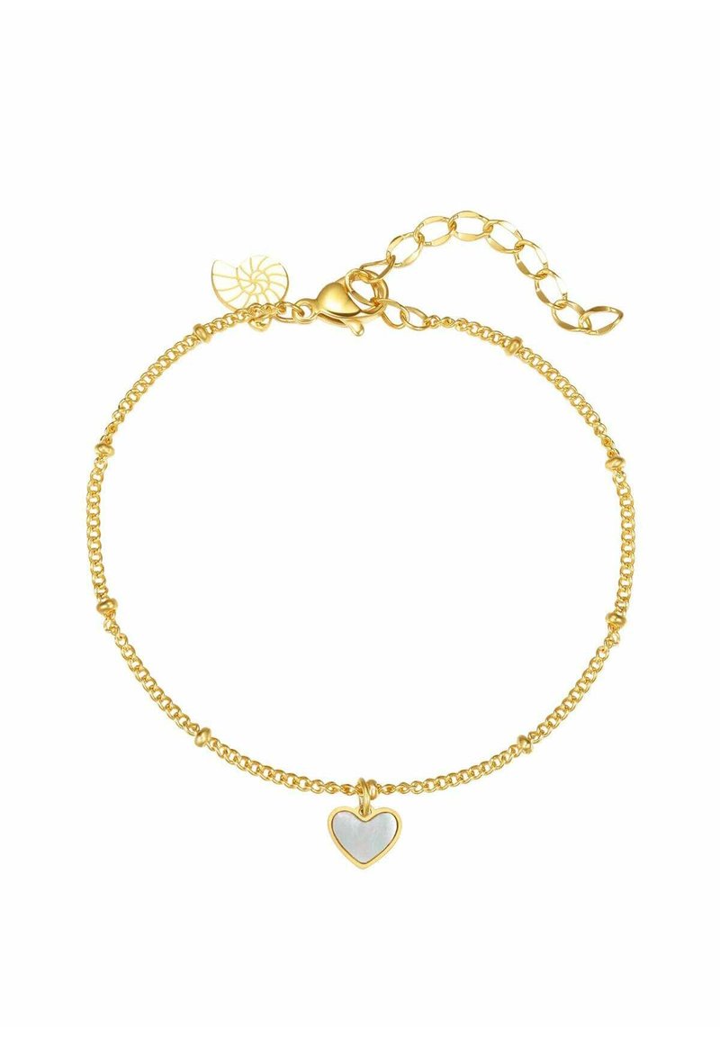 Hey Happiness SHELL HEART - Armband - gold coloured/goldfarben - Zalando