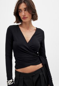 NA-KD BALLET  - Long sleeved top - black