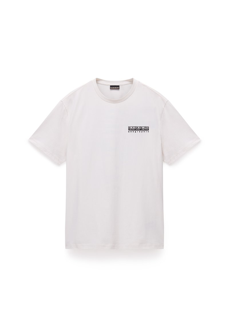 Napapijri T-shirt print crème Napapijri T-shirt print crème