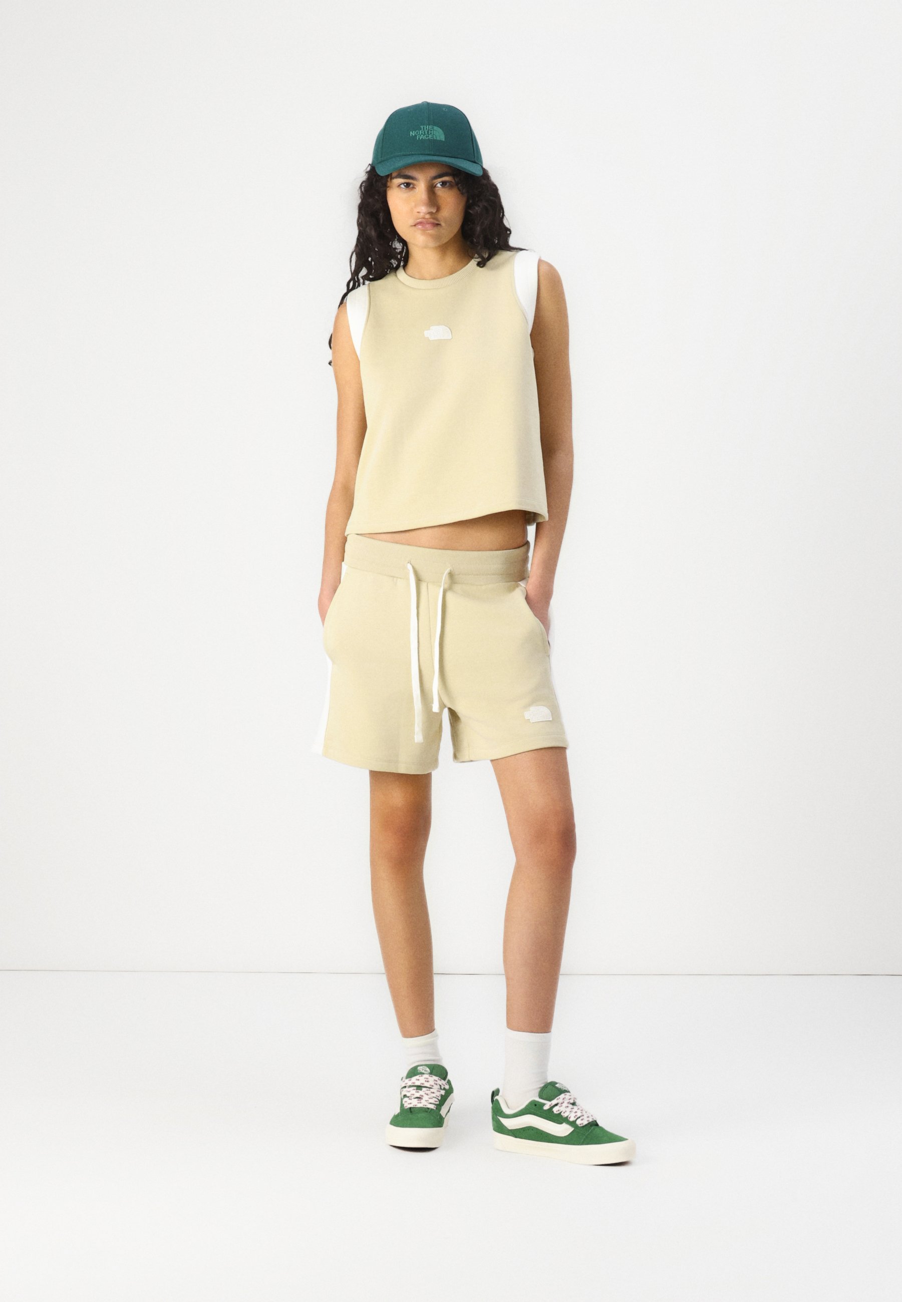 The North Face TERRY RELAXED CROPPED TANK - Top - gravel