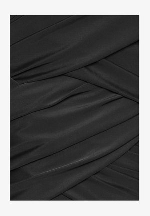 Yours Clothing, DOUBLE CROSSOVER TUMMY CONTROL - Badedragt - black