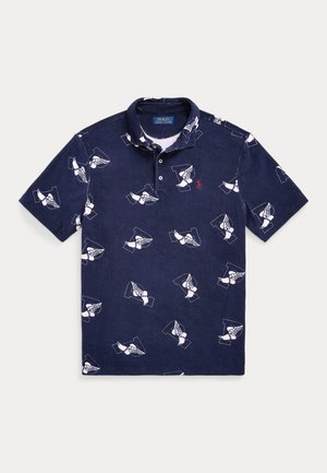 CLASSIC FIT P WING TERRY POLO SHIRT - Piké - cruise navy