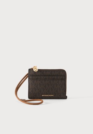 MICHAEL Michael Kors, JET SET CARD CASE WRISTLET - Portafoglio - brown/acorn