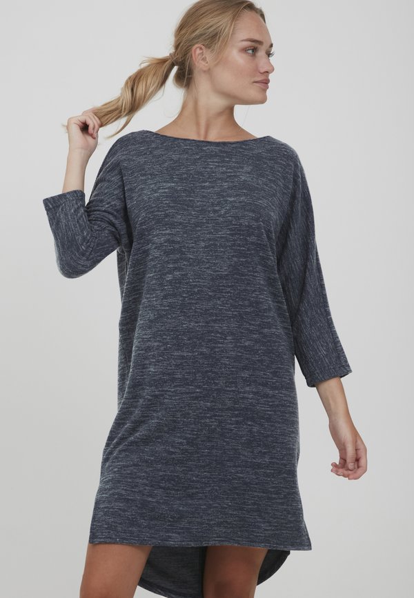 OXBINALA - Jumper dress - total eclipse melange