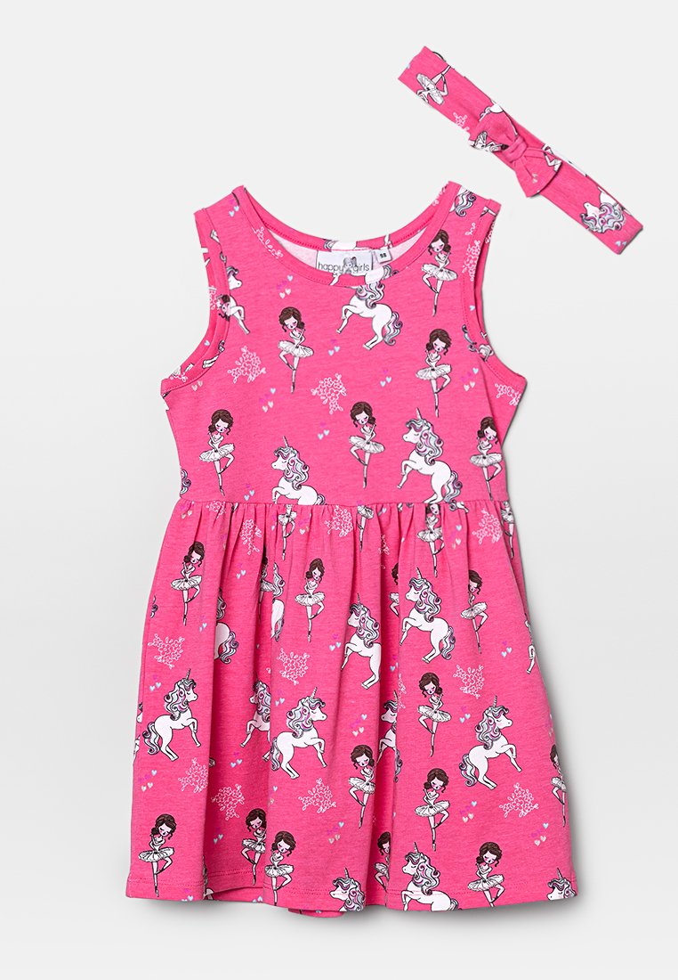 happy girls Jerseyjurk donkerroze