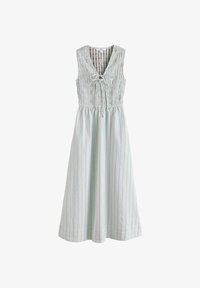 Valittu, blue ecru pattern stripe