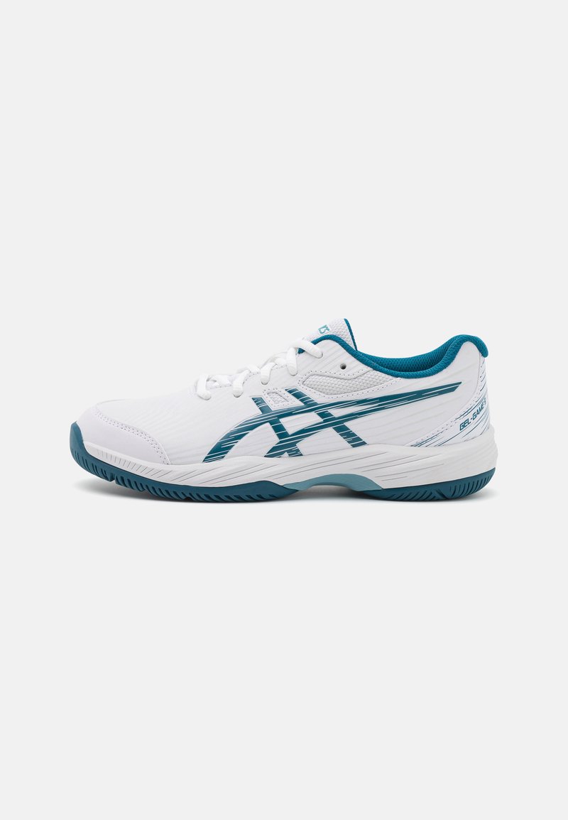 ASICS GELGAME 9 UNISEX Multicourt tennis shoes white/restful teal