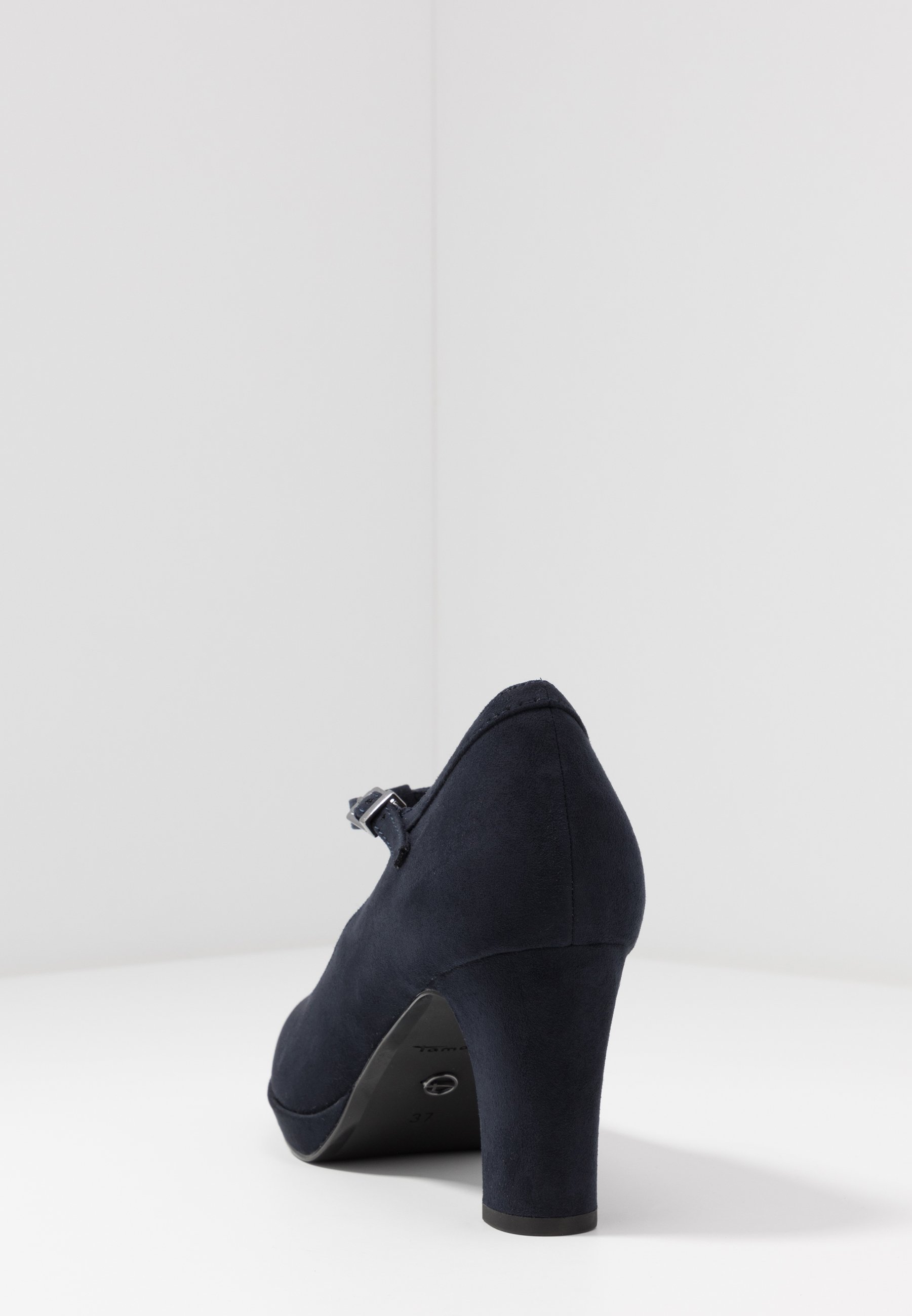 Tamaris WOMS SLIP ON Platåsko navymørkeblå Zalando.no Tamaris WOMS SLIP ON Platåsko black Zalando.no