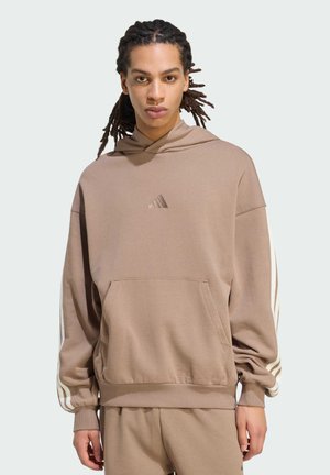 adidas Sportswear, ADIDAS SPORTSWEAR ADIDAS KIT 3-STRIPES HOODIE - Hoodie - khaki six/off white