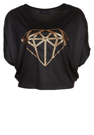 T-shirt print - black