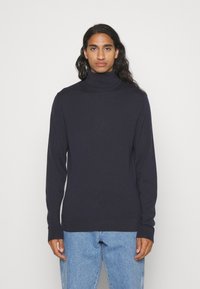 Calvin Klein - TURTLE NECK - Striktrøje - night sky Miniaturebillede 1