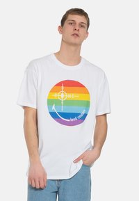 Homeboy Camiseta estampada - white