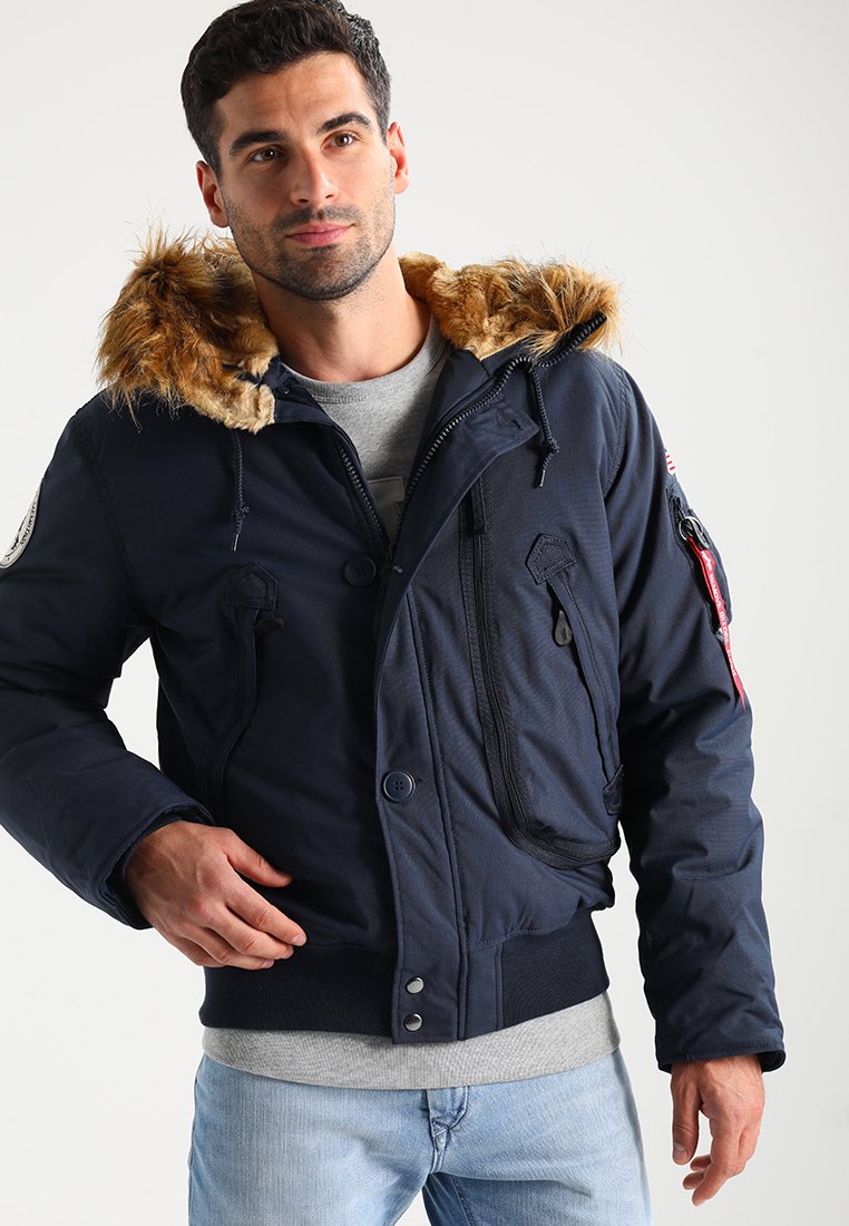 Alpha Industries Vinterjacka rep blue Zalando.se Alpha Industries Vinterjacka rep.blue Zalando.se