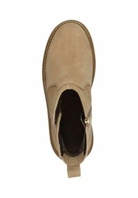 Tamaris Enkellaarsjes met sleehak - camel suede