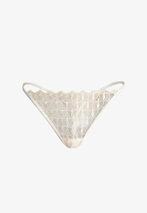 Elena Di Cuori, UNIQUE EMBROIDERY - Tanga - bianco