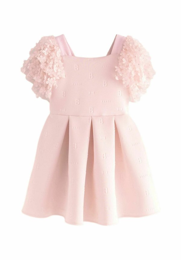 REGULAR FIT - 3D FLORAL SLEEVE EMBOSSED - Cocktailkleid/festliches Kleid