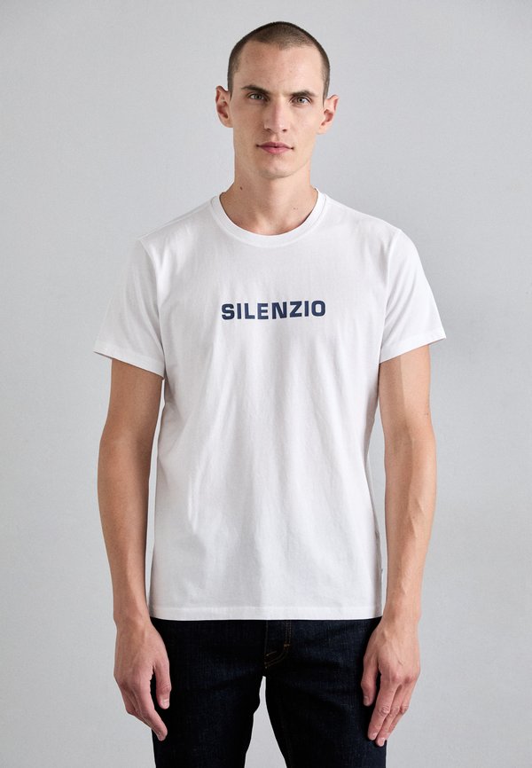 SILENZIO - Print T-shirt - bianco