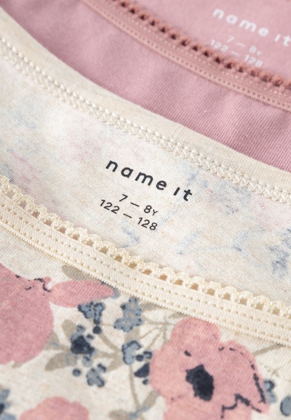 NKFSTRAP NOSTALGIA FLOWER 2 PACK - Undershirt3