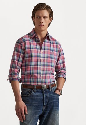 CUSTOM FIT TATTERSALL OXFORD SHIRT - Marškiniai - pink/blue multi