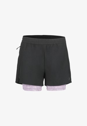 Rukka, SHORTS MAKELA PRINT - Pantaloncini 2 in 1 - schwarz