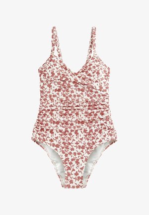 Next BRIGHT FLORAL SHAPE ENHANCING - Kupaći kostim - rose pink ditsy floral
