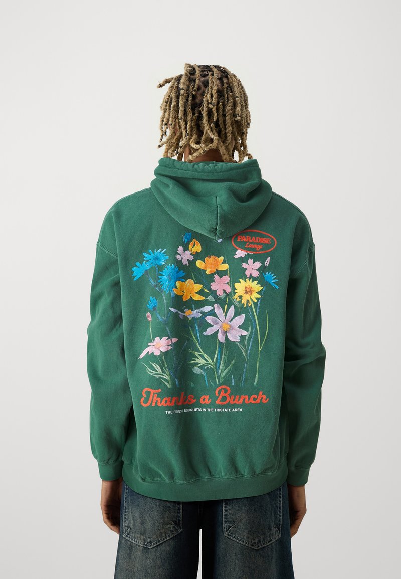 BDG Urban Outfitters THANKS A BUNCH HOOD UNISEX - Melegítőfelső - green