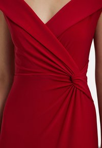 Lauren Ralph Lauren JERSEY OFF THE SHOULDER GOWN - Iltapuku - festive red