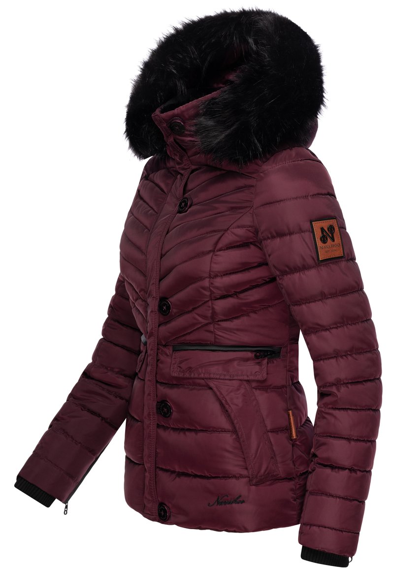 Damen Leichte Jacken | Navahoo Winterjacke dark red melange/bordeaux - FO78604 Damen Leichte Jacken | Navahoo Winterjacke dark red melange/bordeaux - FO78604