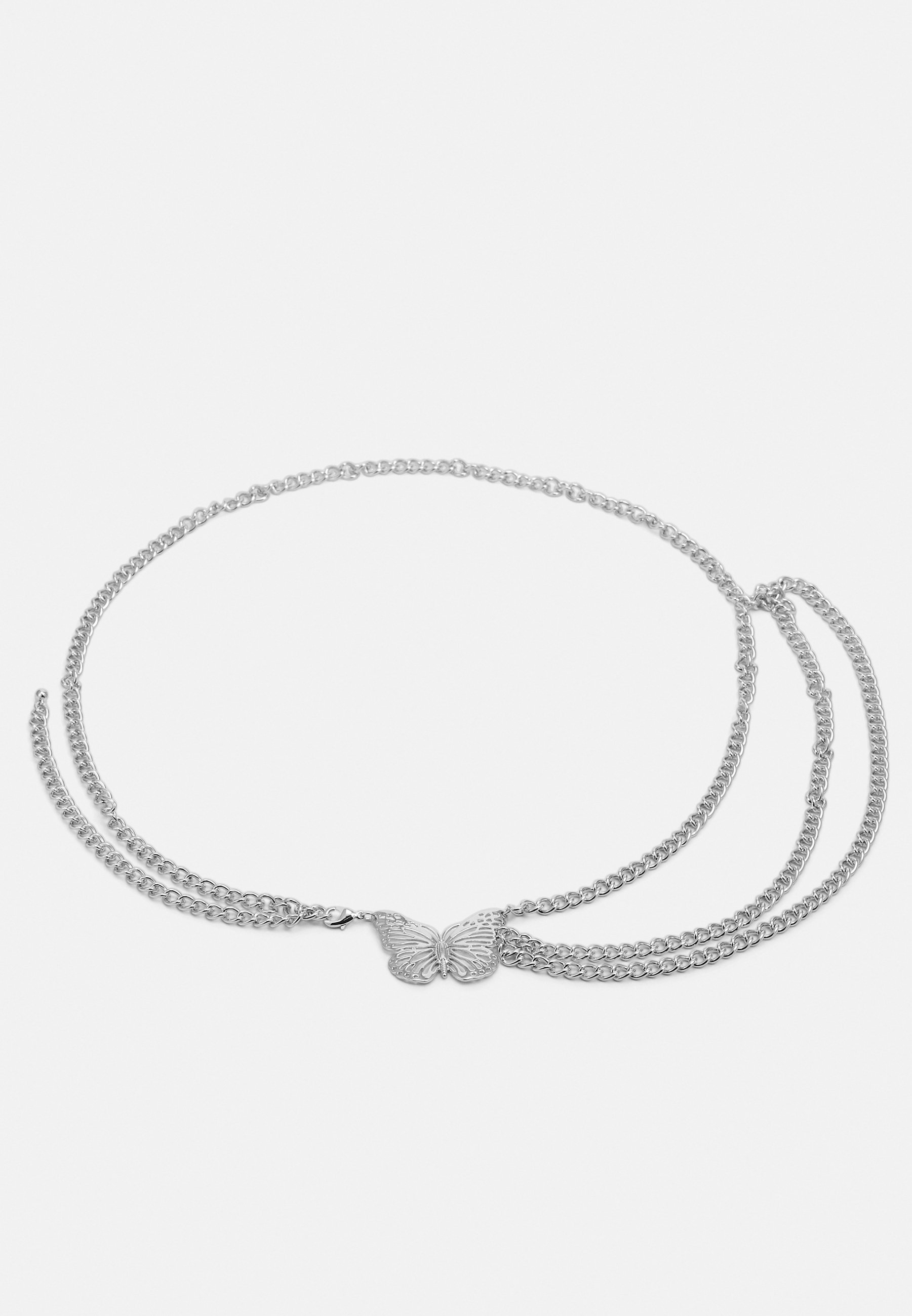 Silver-coloured belt
