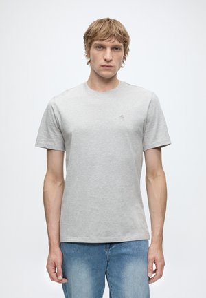 Scotch & Soda CORE LOGO  - Tricou basic - grey melange