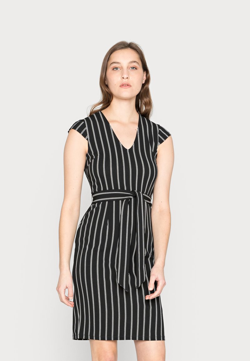 Damen Kleider | Anna Field Etuikleidblack/ white/schwarz - ND87602 Damen Kleider | Anna Field Etuikleidblack/ white/schwarz - ND87602