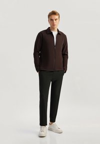 Koton Sudadera con cremallera - brown