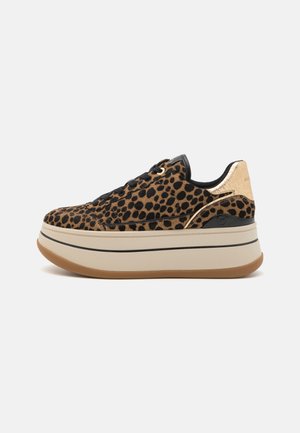 HAYES LACE UP - Baskets basses - husk/multi-coloured