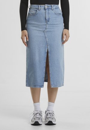 MERYA SKIRT - Jupe en jean - light blue