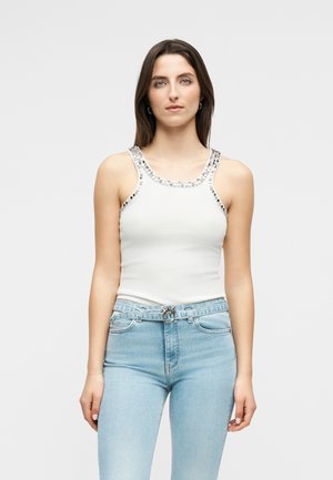 Pinko CORIANDOLI - Μπλούζα - bianco brill
